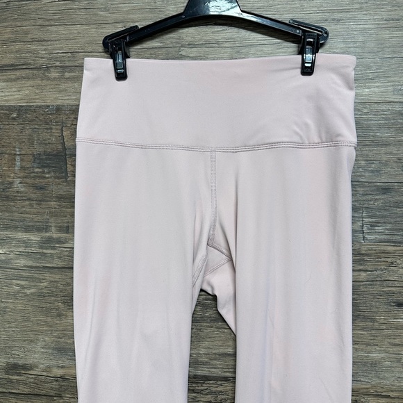 Yogalicious Pink Leggings with Soft Stretchy Fabric and Wide Waistband - Picture 3 of 4
